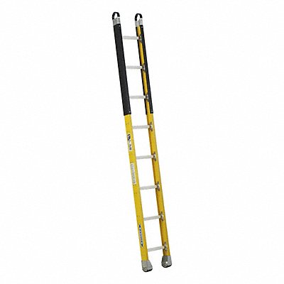 WERNER M71081 Manhole Ladder 8 ft.H Fiberglass