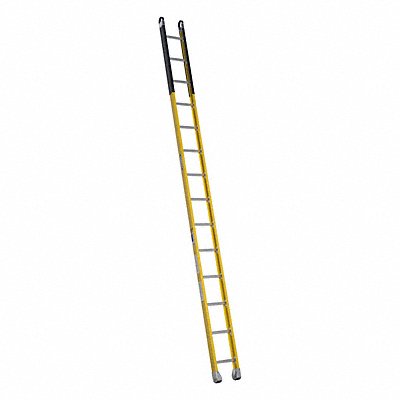 WERNER M71141 Manhole Ladder 14 ft.H Fiberglass