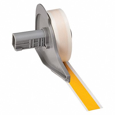 BRADY M7C500581YL Label 1/2 in W Outdoor Yellow