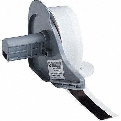 BRADY M7C500595BK Label 1/2 in W Outdoor Black