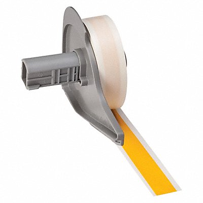 BRADY M7C500595YL Label 1/2 in W Outdoor Yellow