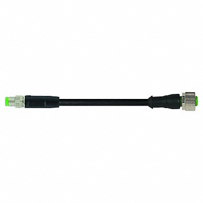 MURRELEKTRONIK 7000882416300300 Cordset Straight M8 Black 24AWG 4A