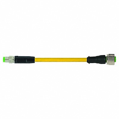 MURRELEKTRONIK 7000882610300500 Cordset Straight M8 Yellow 24AWG 4A