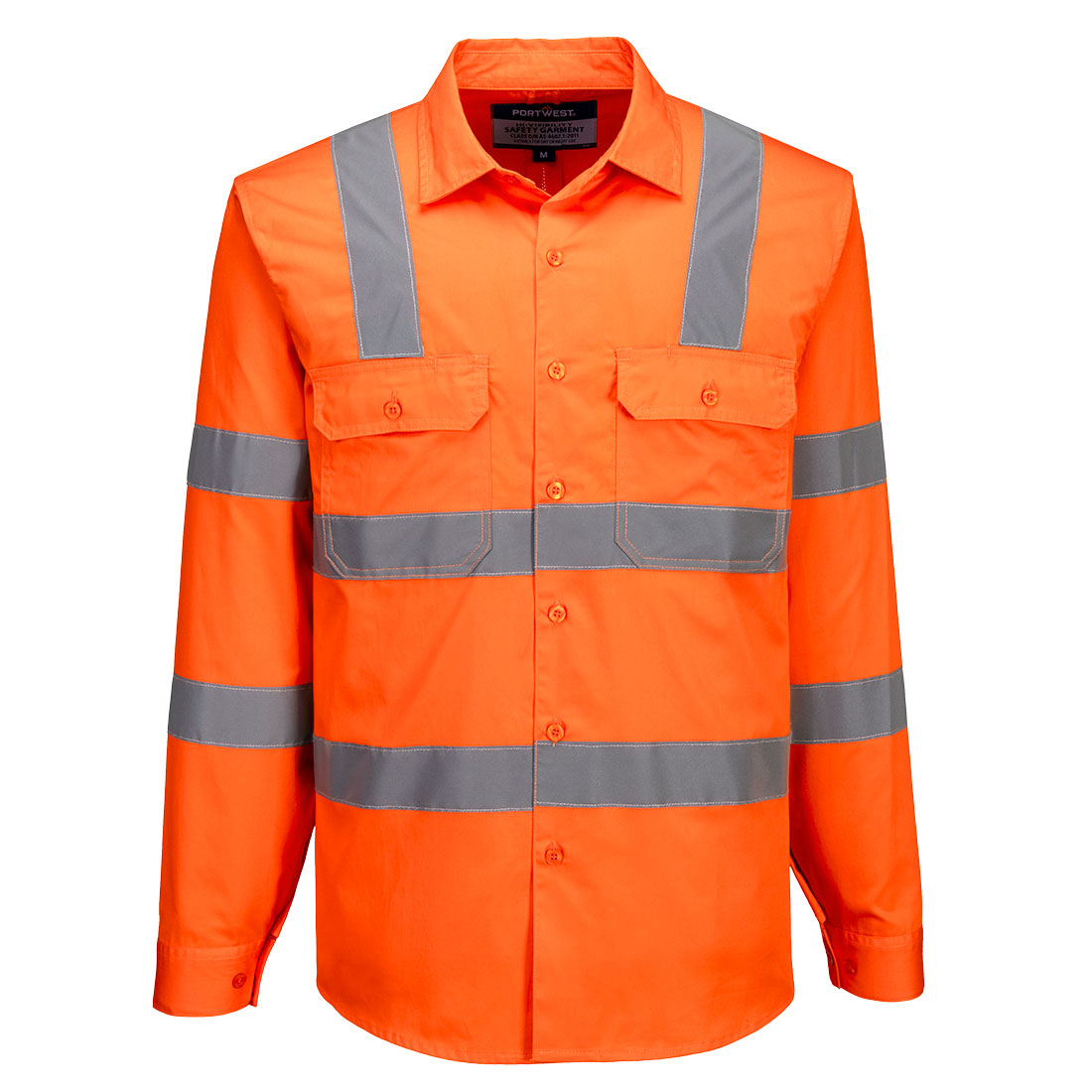 Portwest MA103 Hi-Vis Lightweight Cotton Shirt L/S