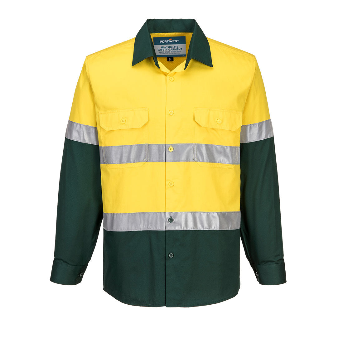 Portwest MA801 Hobart Hi-Vis Lightweight Contrast Shirt L/S