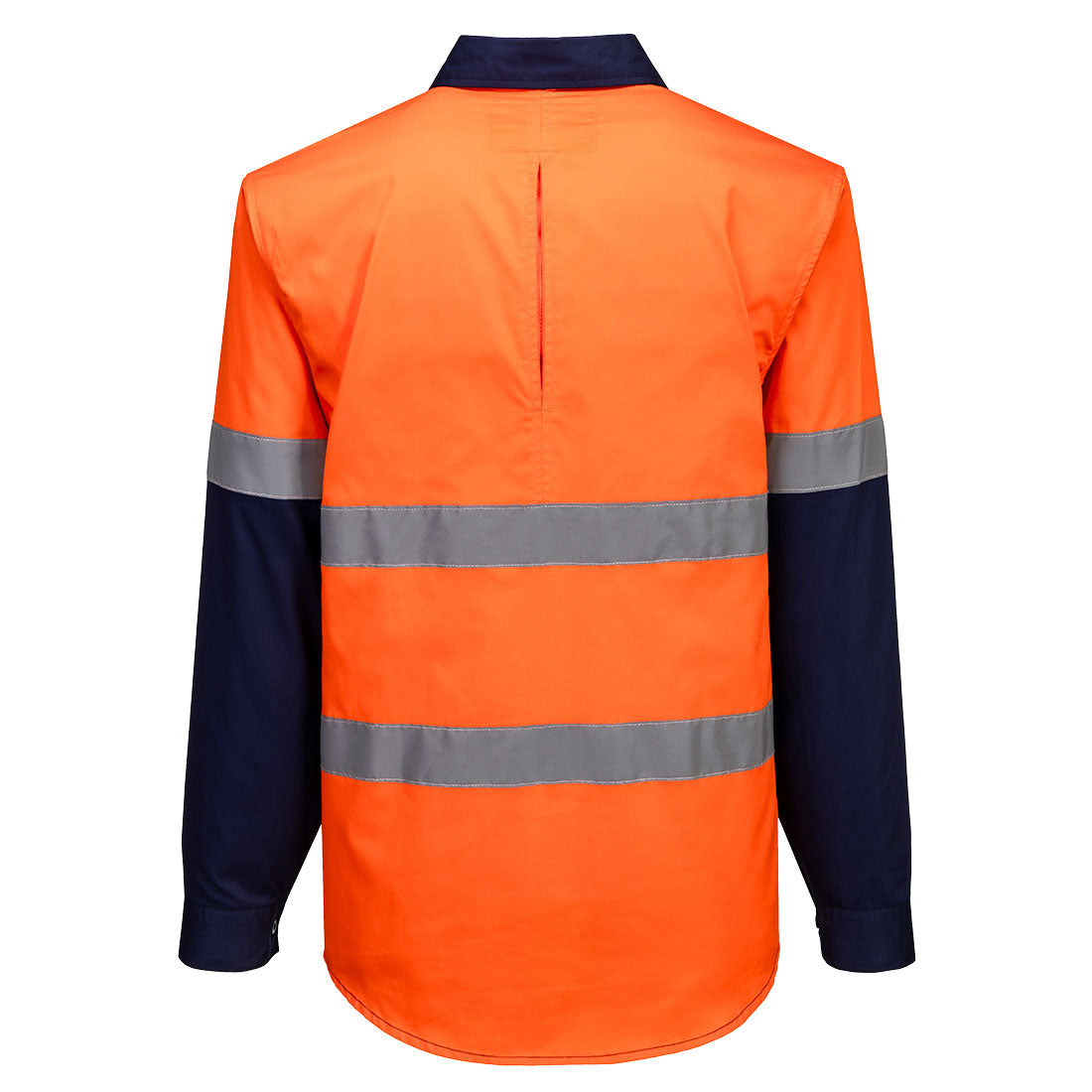 Portwest MA804 Hi-Vis Contrast Closed Front Shirt L/S