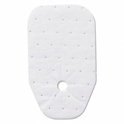 PIG MAT4430 Sorbent Pad 5 in x 8 1/2 in White PK10