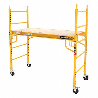 METALTECH ICISC Scaffold Tower 74-3/4inLx29-3/4inWx75inH