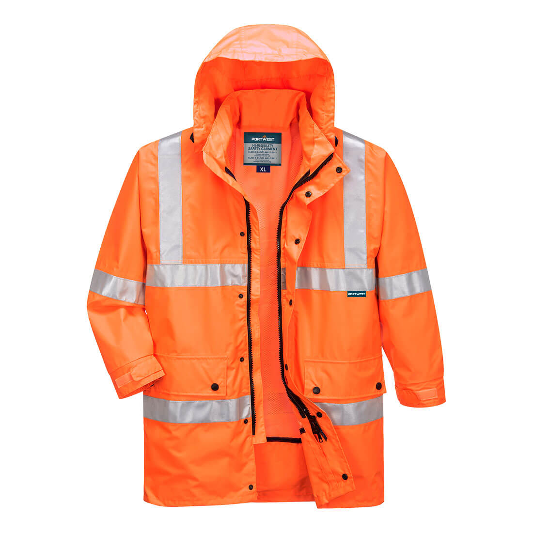 Portwest MF306 Argyle Hi-Vis Rain Traffic Jacket