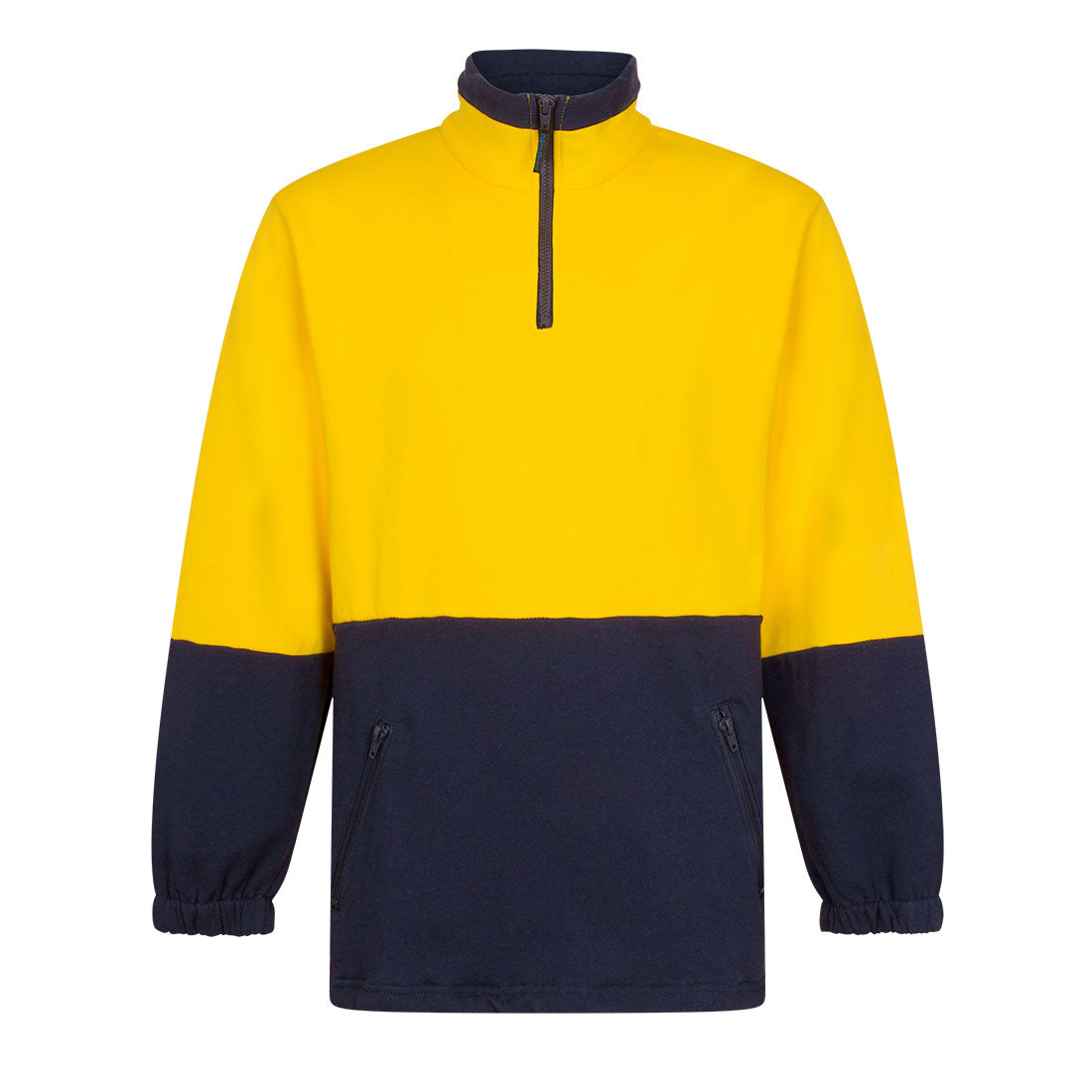 Portwest MF515 Hi-Vis Contrast 1/4 Zip Class D Brush Fleece