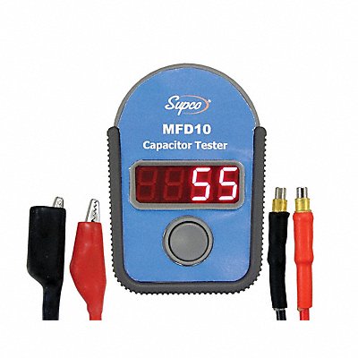SUPCO MFD10 Digital Capacitor Tester LED Case