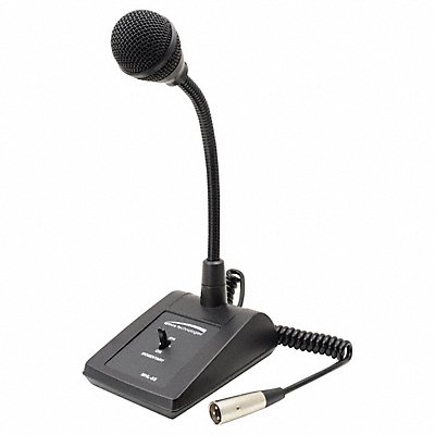 SPECO TECHNOLOGIES MHL5S Tabletop Microphone Adjustable Gooseneck