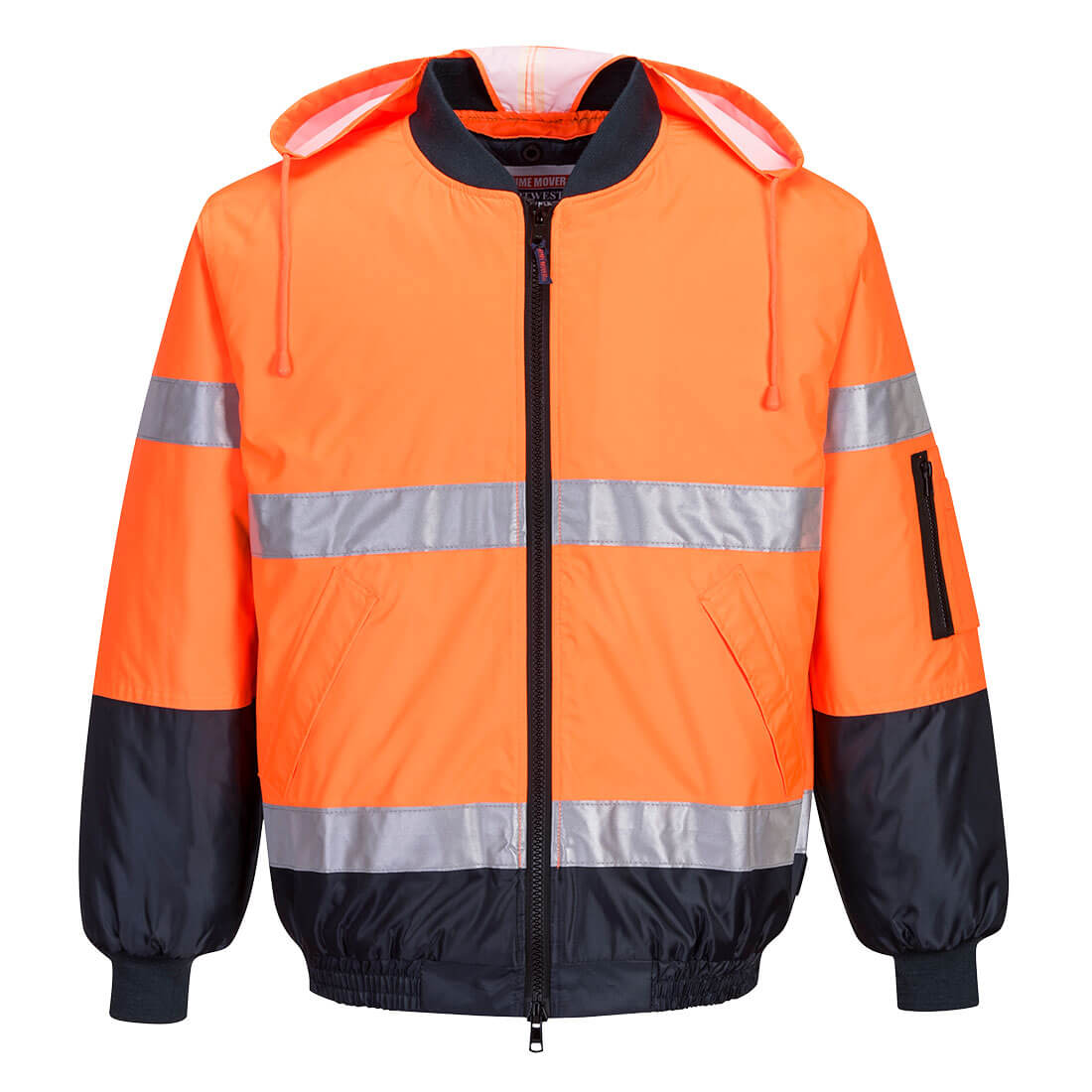 Portwest MJ504 Hi-Vis Contrast Bomber Jacket