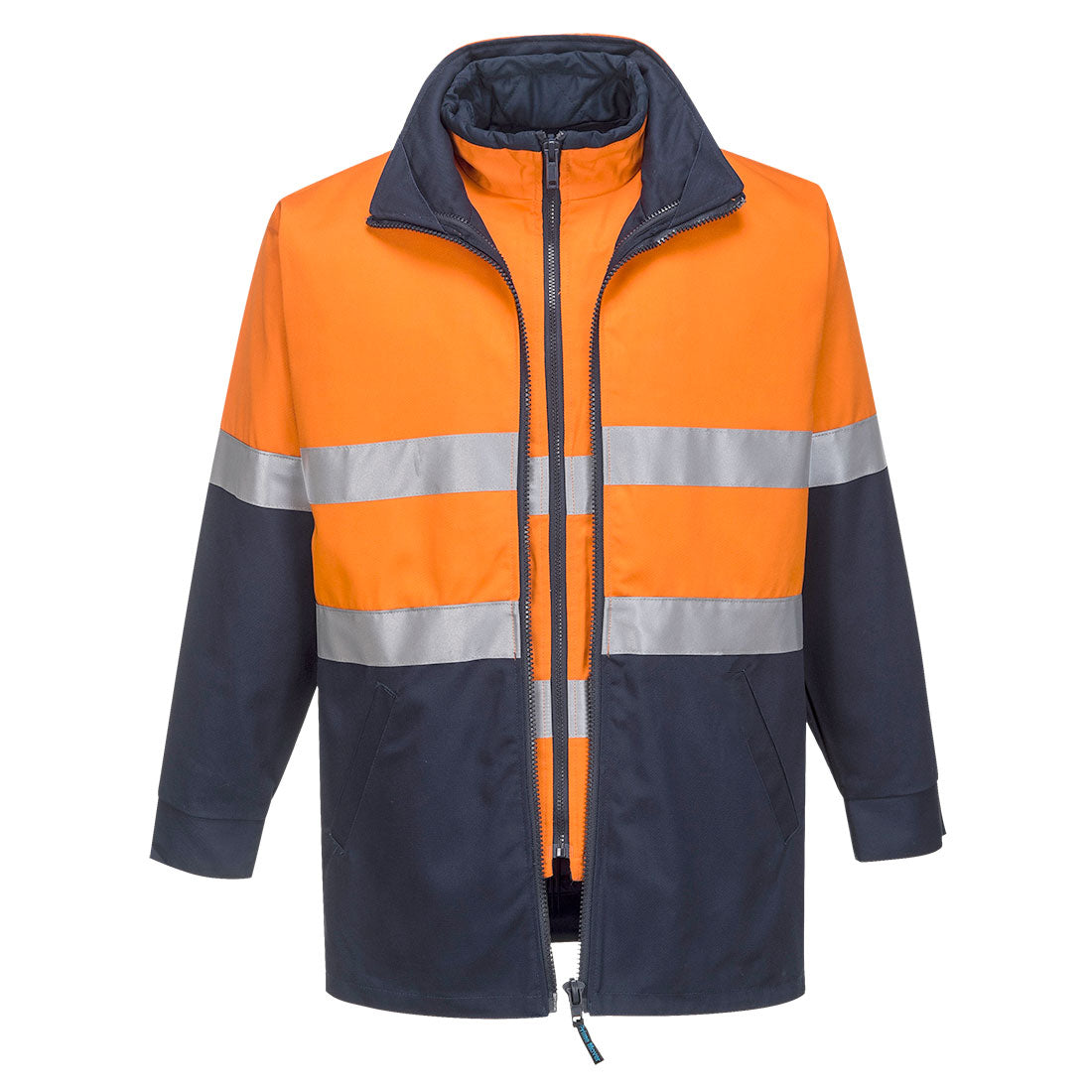 Portwest MJ777 Hume Hi-Vis 4-in-1 Contrast Work Jacket