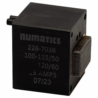 NUMATICS 228703 Solenoid Coil 120V AC Mark 8 Series