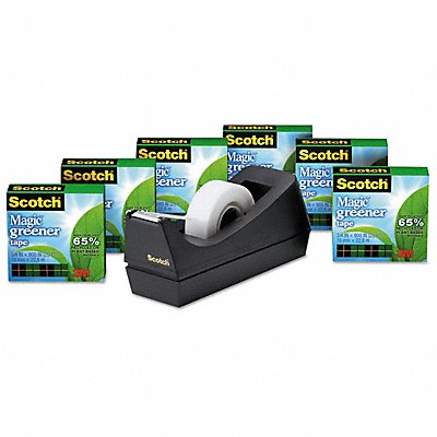 SCOTCH 8126PC38 Office Tape 75 ft 3/4 in 2.2 mil PK6