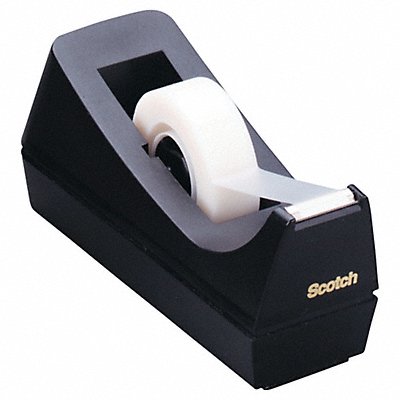 3M C38BK Dispenser Tape Desk Black