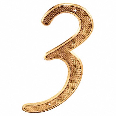 PRIME-LINE MP4283 Number Sign Overall 4 H x 2 W PK2