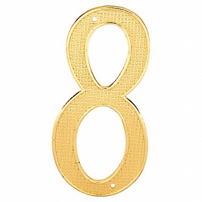 PRIME-LINE MP4288 Number Sign Overall 4 H x 2 W PK2