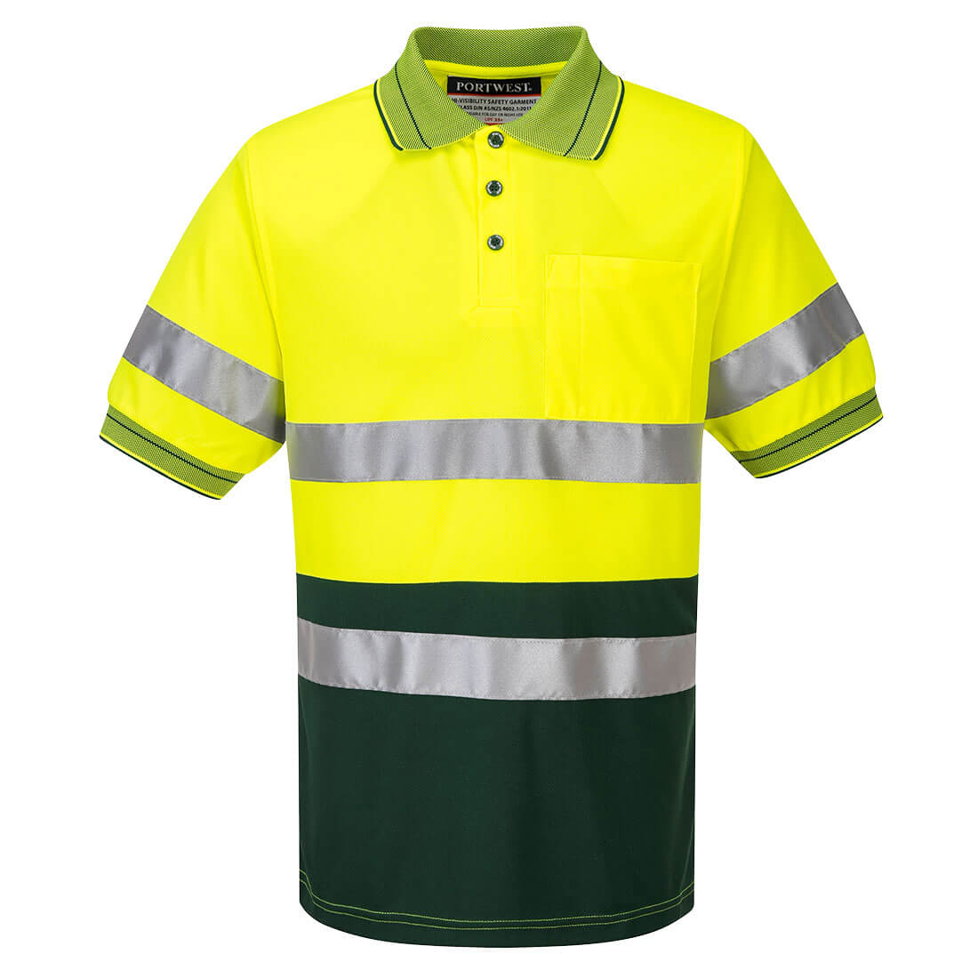 Portwest MP510 Hi-Vis Contrast Polo Shirt S/S