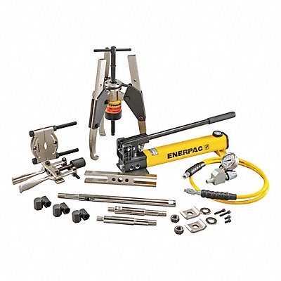 ENERPAC MPS14H Sync Grip Hyd Mast Puller Set Hand Pump