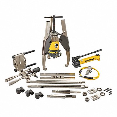 ENERPAC MPS64H Sync Grip Hyd Mast Puller Set Hand Pump