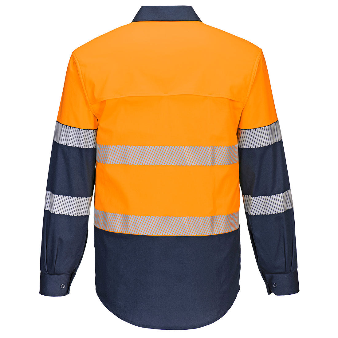 Portwest MS105 Hi-Vis Stretch Contrast Shirt L/S