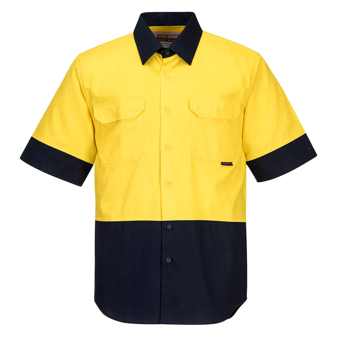 Portwest MS902 Hi-Vis Two Tone Regular Weight Short Sleeve Shirt