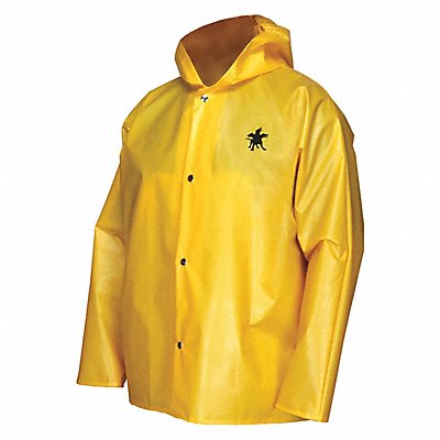MCR SAFETY 560JHX4 Rain Jacket 4XL Yellow Unisex