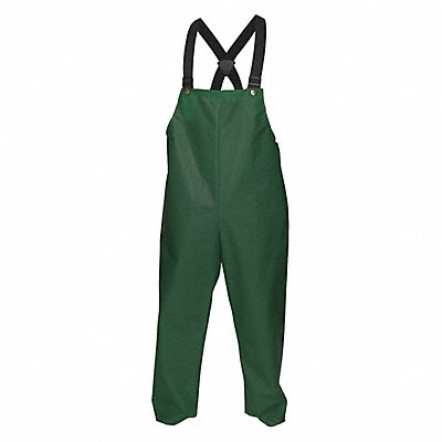 MCR SAFETY 568BFX4 Bib Pant 4XL Green Unisex Nylon Liner