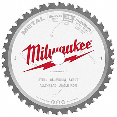 MILWAUKEE 48404225 Circular Saw 6 7/8 in 36 Teeth