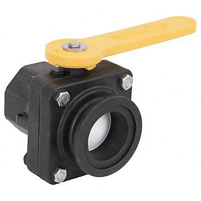 BANJO MVS220FP Manual 2-Way Ball Valve Flange Polypropylene