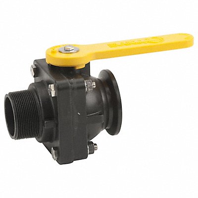BANJO MVSMT220FP Manual 2-Way Ball Valve Flange Polypropylene