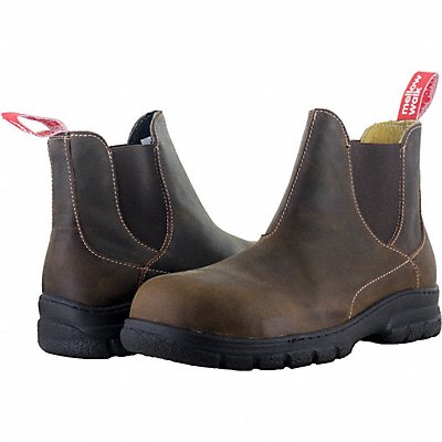 MELLOW WALK 446128BRN Chelsea Boot E 6 1/2 Brown PR