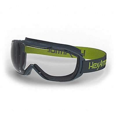 HEXARMOR 121200102 SafetyGoggles PP TPE Clr Wraparound