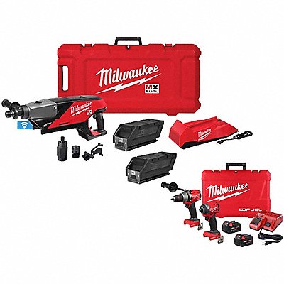 MILWAUKEE TOOL  EQUIPMENT MXF3012-CP, 369622 MXF Core Drill Kit + M18 FUEL Combo Kit