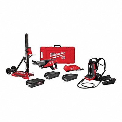 MILWAUKEE MXF3012CXSMXFXC608MXF0100 MXF Core Drill Kit+XC8.0+Portable Ext