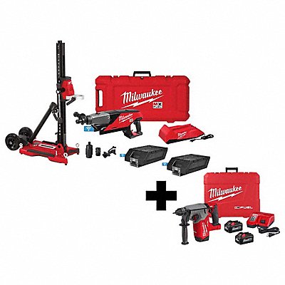 MILWAUKEE MXF3012CXS291222 MX Core Drill Kit M18 Rotary Hammer Kit