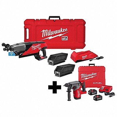 MILWAUKEE MXF3012CP291222 MX Handheld Core Drill Kit Rotary Hammer