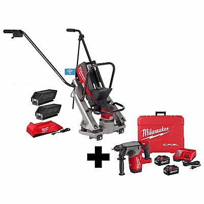 MILWAUKEE MXF3812CP291222 MX Screed Kit w M18 Rotary Hammer Kit