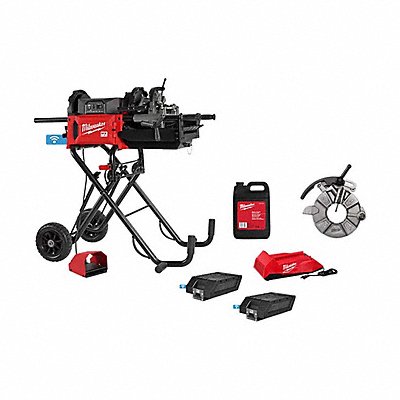 MILWAUKEE MXF5122XC49165100 MX FUEL Pipe Threading Machine +Die Head