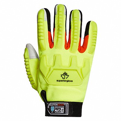 CLUTCH GEAR MXGKGHVBXXX Mechanics Gloves Yellow Back 3XL PR