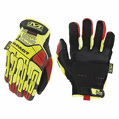 MECHANIX WEAR SMPX91012 K2370 Mechanics Gloves Hi-Vis Yellow 12 PR