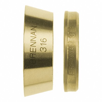 BRENNAN INDUSTRIES N0319S12B Brass Ferrule Set