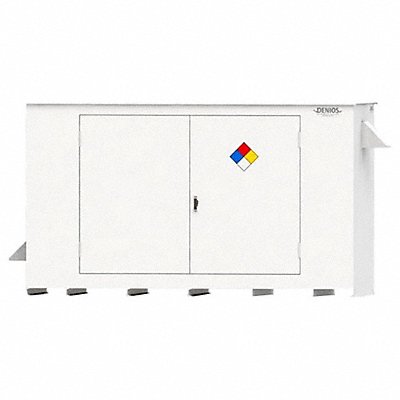 DENIOS N053035 Indoor/Outdoor Drum Safety Storage