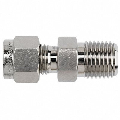 BRENNAN INDUSTRIES N24040608SS Male Connector Gas N2404
