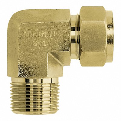 BRENNAN INDUSTRIES N25010608B Brass Male NPT 90 Elbow