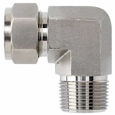 BRENNAN INDUSTRIES N25010604SS Male NPT 90 Elbow Gas N2501