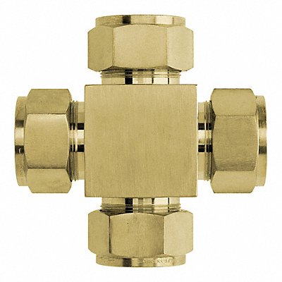 BRENNAN INDUSTRIES N265008080808B Brass Union Cross