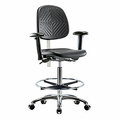 GRAINGER BRNCRPHBCHMBCRT0A1CFCCBLK Poly CR Chr Hi Md Bk AA FR C Blk
